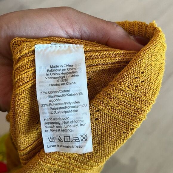 Madewell Pointelle Willford Sweater Tee size s - Picture 6 of 8